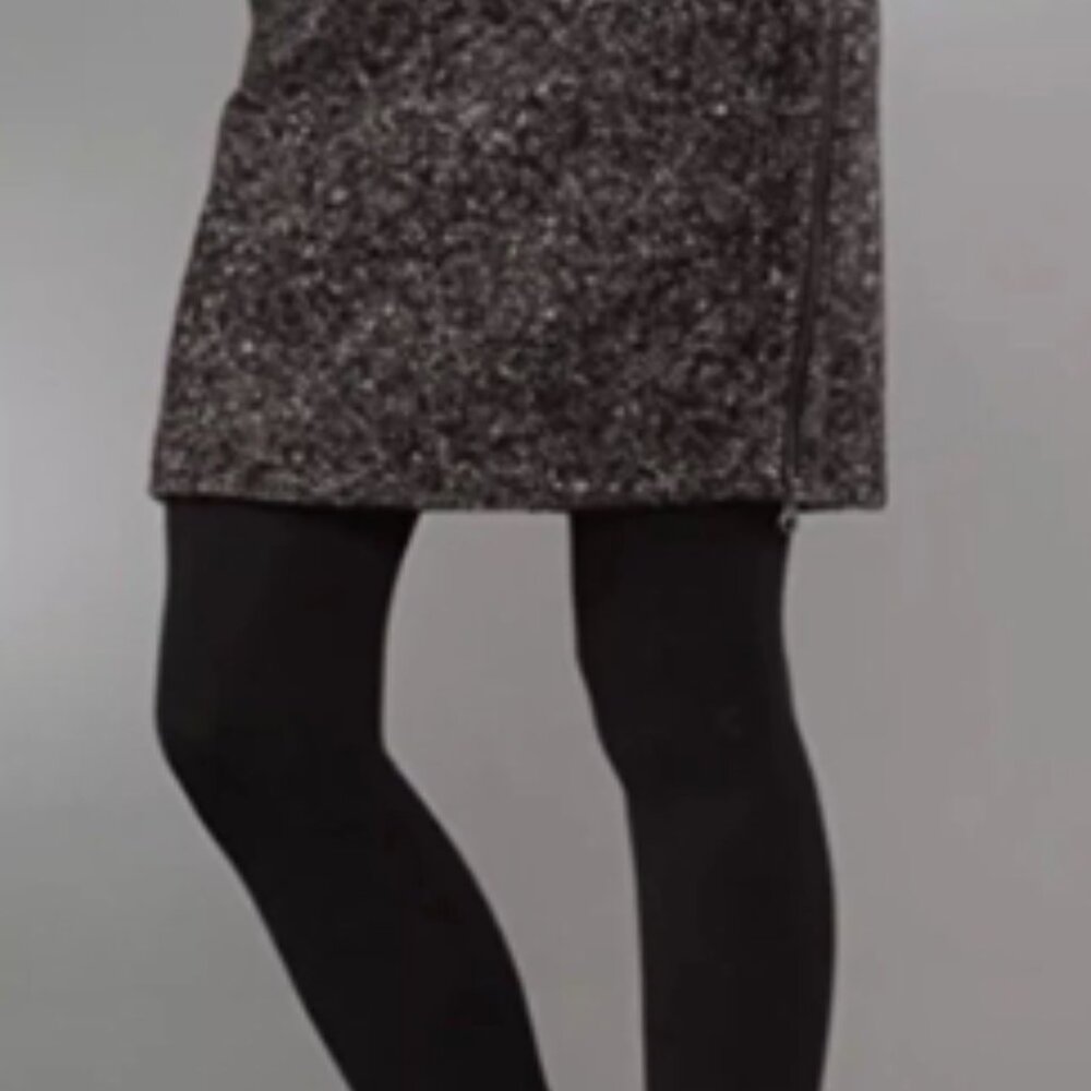 Jack by BB Dakota Tweed Pencil Skirt — Gray, Knee Length (M) | Like New